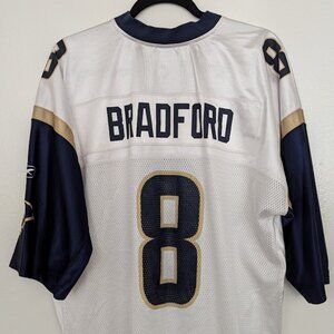 Sam Bradford STL Rams Official On Field Jersey (Reebok)